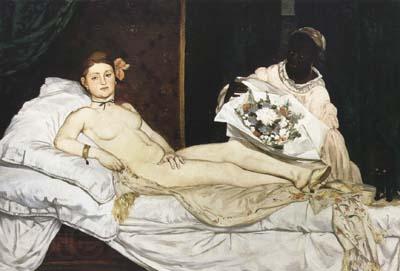 Jean Auguste Dominique Ingres Edouard Manet Olympia (mk04) Norge oil painting art